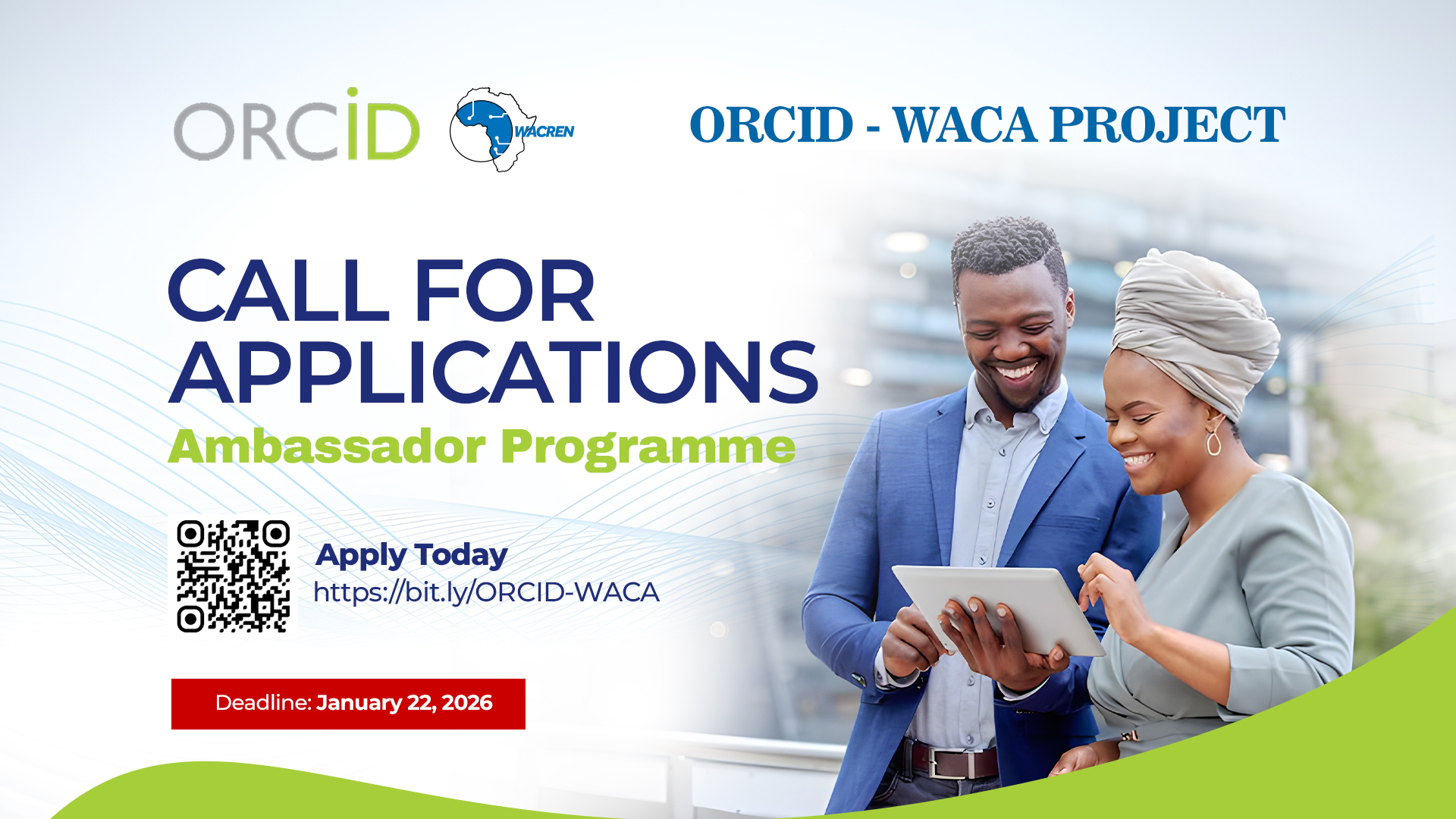 Call for Applications: ORCID–WACA Ambassador Programme